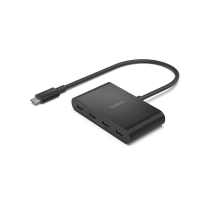 BELKIN Hub 4 Porte USB-C 3.2 (Nero)