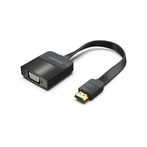 VENTION Convertitore HDMI Piatto a VGA con Porta Femmina Micro USB + Audio
