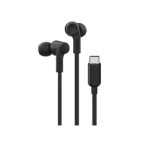 BELKIN Cuffie Auricolari USB-C con Microfono (Nero)