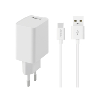 FAIRPLAY Pack Caricatore 12W + Cavo USB-C (Bianco)