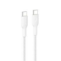 BELKIN Cavo Intrecciato PCR USB-C a USB-C 240W 2.0 1m (Bianco)