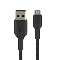 BELKIN Cavo Intrecciato Micro-USB 1m (Nero)