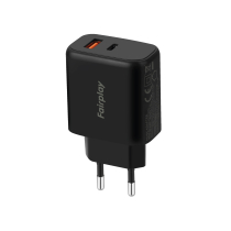 FAIRPLAY Caricatore 45W (USB-A + USB-C) (Nero)
