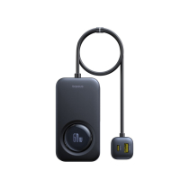 BASEUS Chargeur Voiture + Câble Rétractable USB-C 60W (PrimeTrip VW1) (Noir)