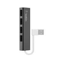 BELKIN Hub di Viaggio 4 Porte USB 2.0 (Nero)