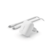 BELKIN Caricatore 20W USB-C + Cavo USB-C a USB-C (Bianco)