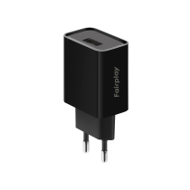 FAIRPLAY Caricatore 12W USB-A (Nero) (All'ingrosso)