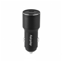 FAIRPLAY Caricatore Auto (60W) (2 USB-C)