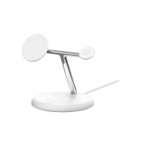 BELKIN Stazione di ricarica 3-in-1 con Qi2 (15W) (Bianco)