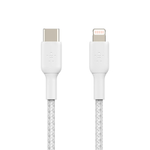 BELKIN Cavo Intrecciato USB-C a Lightning 1m (Bianco)