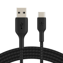 BELKIN Cavo Intrecciato USB-C 0,15m (Nero)