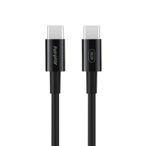 FAIRPLAY Cavo 60W USB-C a USB-C 1m (Nero)
